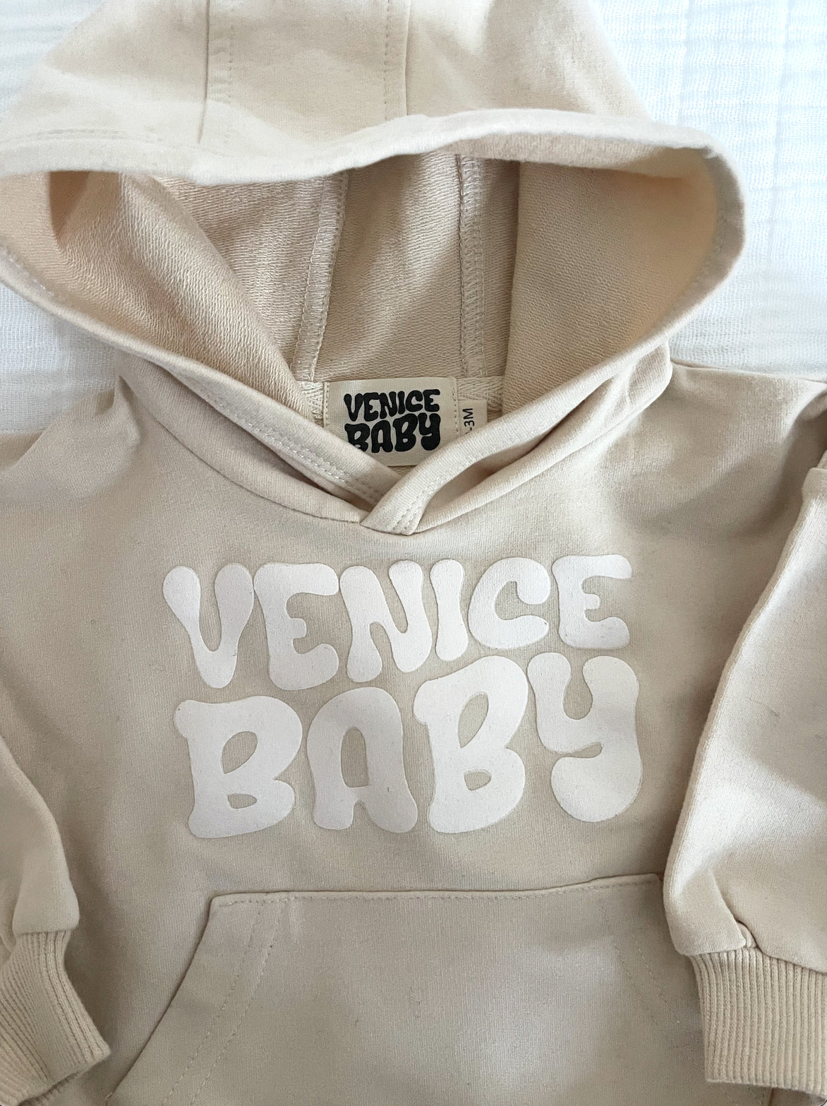 Venice Baby Hoodie Natural